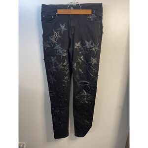 Amiri Mens Jeans w/Leather Stars Size‎ 32